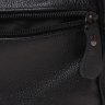 Мужская черная сумка-барсетка горизонтального типа из натуральной кожи Keizer (22065) - 7