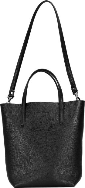 Черная женская сумка-шоппер из натуральной кожи высокого качества Issa Hara Мэри (27022) - 2