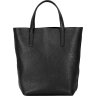 Черная женская сумка-шоппер из натуральной кожи высокого качества Issa Hara Мэри (27022) - 5