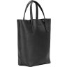 Чорна жіноча сумка-шоппер з натуральної шкіри високої якості Issa Hara Мері (27022) - 6