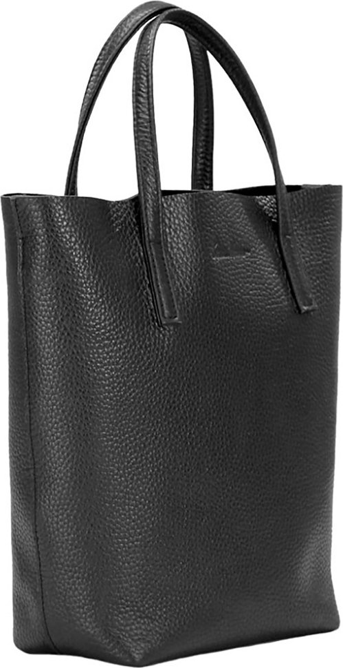Черная женская сумка-шоппер из натуральной кожи высокого качества Issa Hara Мэри (27022)