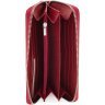 Женский кожаный кошелек на молнии красного цвета из гладкой кожи - ST Leather (19467) - 4