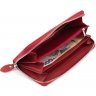 Женский кожаный кошелек на молнии красного цвета из гладкой кожи - ST Leather (19467) - 6