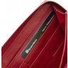 Шкіряний жіночий гаманець на блискавці червоного кольору з гладкої шкіри - ST Leather (19467) - 7