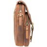 Плечевая мужская сумка из натуральной кожи коричневого цвета с винтажным эффектом Visconti Jules 69059 - 6