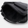 Мужская кожаная сумка-портфель среднего размера в черном цвете Keizer 71660 - 5