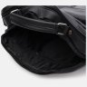 Чоловіча шкіряна сумка-портфель середнього розміру у чорному кольорі Keizer 71660 - 6