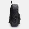 Повсякденний чоловічий рюкзак з екошкіри чорного кольору Monsen 71760 - 3