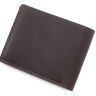 Повсякденне чоловіче портмоне коричневого кольору без монетниці Grande Pelle (13202) - 3