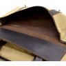 Текстильная светло-коричневая мужская сумка для ноутбука и документов TARWA (19931) - 8