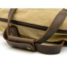 Текстильная светло-коричневая мужская сумка для ноутбука и документов TARWA (19931) - 9