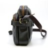 Коричневая мужская сумка на плечо среднего размера из натуральной кожи TARWA (19802) - 3