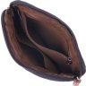 Удобный мужской клатч из текстиля черного цвета с кистевым ремешком Vintage (2421258) - 4