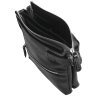 Міська чоловіча сумка через плече із натуральної шкіри Vip Collection чорного кольору 102660 modnotak фото - 3