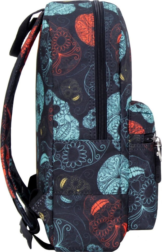Разноцветный рюкзак из качественного текстиля с принтом Bagland (52760)