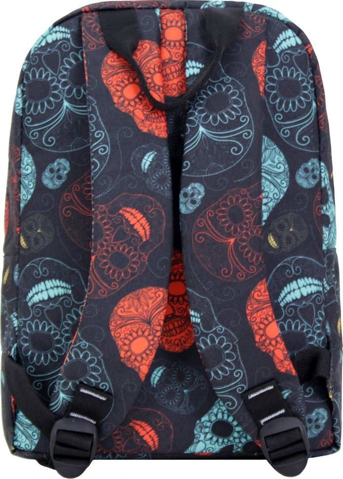 Разноцветный рюкзак из качественного текстиля с принтом Bagland (52760)