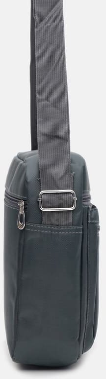 Сіра текстильна чоловіча сумка на плече Monsen (21896)