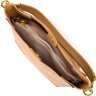 Женская сумка из натуральной кожи песочного цвета с одной лямкой Vintage (2422110) - 4