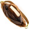 Жіноча сумка з натуральної шкіри пісочного кольору з однією лямкою Vintage (2422110) - 7