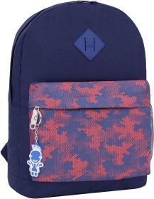 Темно-синій рюкзак з принтом Bagland (53460)