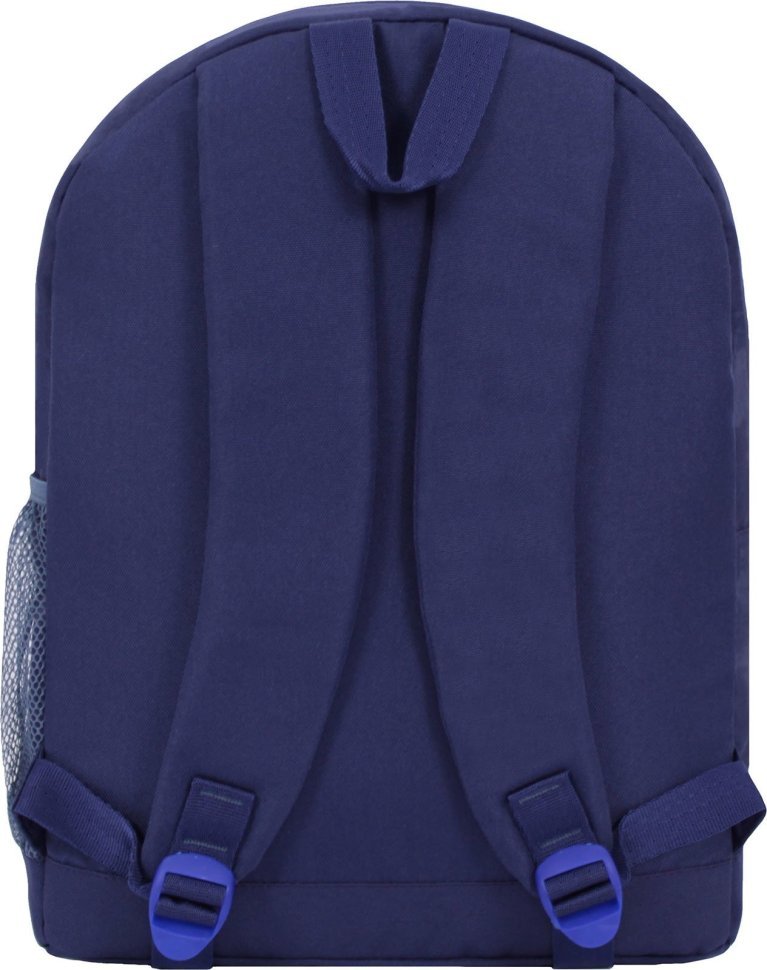 Темно-синий текстильный рюкзак с принтом Bagland (53460)