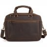 Чоловіча сумка для ноутбука з вінтажної шкіри коричневого кольору Tiding Bag (15814) фото №2 Чоловіча сумка для ноутбука з вінтажної шкіри коричневого кольору Tiding Bag (15814) modnotak фото - 2