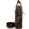 Чоловіча сумка для ноутбука з вінтажної шкіри коричневого кольору Tiding Bag (15814) фото №4 Чоловіча сумка для ноутбука з вінтажної шкіри коричневого кольору Tiding Bag (15814) modnotak фото - 4