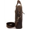 Мужская сумка для ноутбука из винтажной кожи коричневого цвета Tiding Bag (15814) - 4