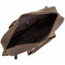 Мужская сумка для ноутбука из винтажной кожи коричневого цвета Tiding Bag (15814) - 5