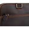 Мужская сумка для ноутбука из винтажной кожи коричневого цвета Tiding Bag (15814) - 6