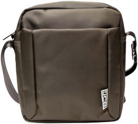 Мужская сумка через плече из прочного текстиля JCB B31 зеленого цвета 93960