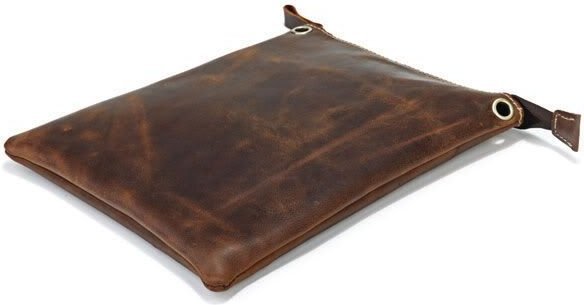Коричнева чоловіча сумка через плече з натуральної винтажной шкіри Vintage (14061)