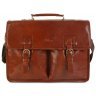 Діловий чоловічий портфель із натуральної гладкої шкіри Ashwood Gareth Briefcase VT 94160 коричневого кольору фото №1 Діловий чоловічий портфель із натуральної гладкої шкіри Ashwood Gareth Briefcase VT 94160 коричневого кольору modnotak фото - 1