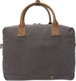 Серая текстильная сумка с ручками Vintage (20062)