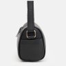 Женская сумка кроссбоди из фактурной кожи черного цвета Borsa Leather 104560 modnotak фото - 4