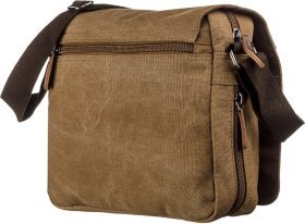 Текстильна сумка для ноутбука коричневого кольору Vintage (20190)