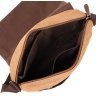 Текстильная сумка для ноутбука коричневого цвета Vintage (20190) - 8