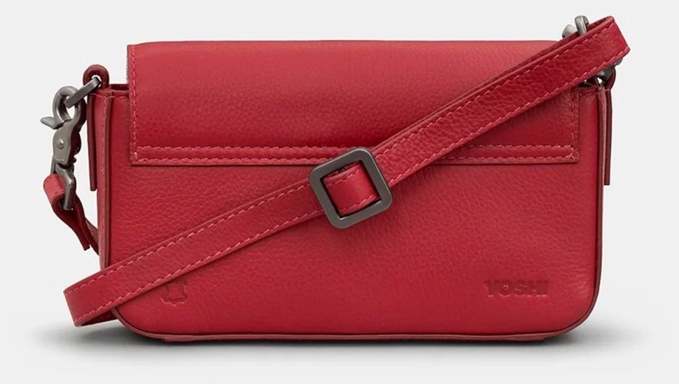 Женская кожаная сумочка кроссбоди в красном цвете Yoshi YB260 Palmer 94960 (Великобритания) фото №2 Женская кожаная сумочка кроссбоди в красном цвете Yoshi YB260 Palmer 94960 (Великобритания) modnotak фото №2