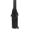 Мужская кожаная сумка-барсетка черного цвета с ручкой Keizer (21354) - 4