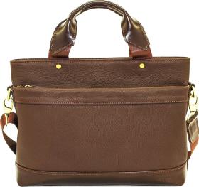Чоловіча шкіряна сумка коричневого кольору VATTO (11901)
