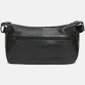 Средняя женская кожаная сумка черного цвета с одной лямкой Borsa Leather (56960) - 3