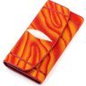 Красный кошелек из натуральной кожи морского ската с узорами STINGRAY LEATHER (024-18086) - 1
