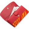 Червоний гаманець з натуральної шкіри морського ската з візерунками STINGRAY LEATHER (024-18086) - 3
