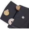 Черный кожаный мужской кошелек без застежки KARYA (2421362) - 6