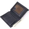 Чорний шкіряний чоловічий гаманець без застібки KARYA (2421362) - 7