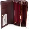 Лаковий гаманець бордового кольору під багато карток ST Leather (16290) - 2
