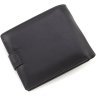 Чорне чоловіче портмоне з натуральної зернистої шкіри з блоком під карти ST Leather 1767460 - 3