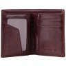 Коричневий чоловічий гаманець із високоякісної натуральної шкіри без монетниці Smith&Canova 77760 - 1
