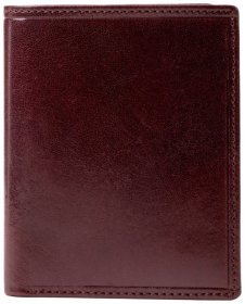 Коричневий чоловічий гаманець із високоякісної натуральної шкіри без монетниці Smith&Canova 77760