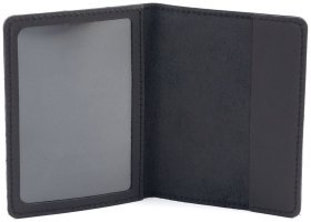 Обкладинка з натуральної шкіри на посвідчення офіцера ST Leather 97760 чорного кольору